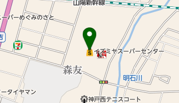 ワイモバイルイズミヤ神戸玉津の地図画像