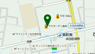 ワイモバイルララガーデン長町の地図画像