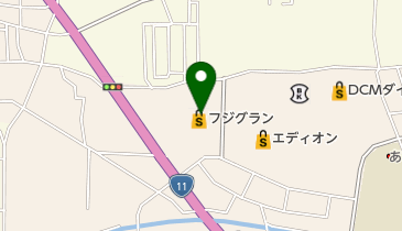 ワイモバイルフジグラン重信の地図画像