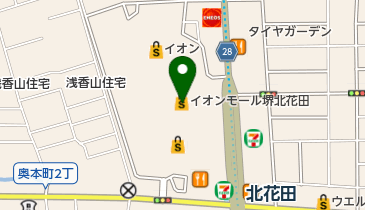 ワイモバイルイオンモール堺北花田の地図画像