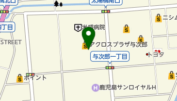 ワイモバイルアクロスプラザ与次郎の地図画像