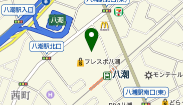 ワイモバイルフレスポ八潮の地図画像