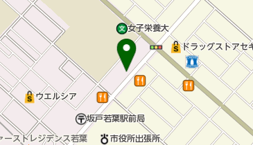 ワイモバイル若葉の地図画像