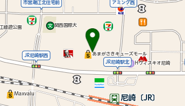 ワイモバイルあまがさきキューズモールの地図画像