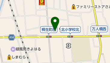 カメラのキタムラ 高山・桐生店の地図画像