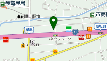 カメラのキタムラ 高松・屋島店の地図画像