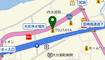 カメラのキタムラ 大分・光吉店の地図画像