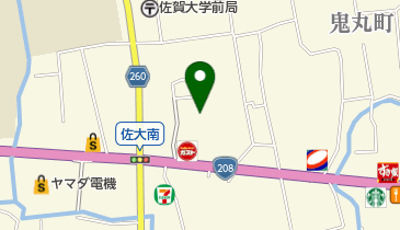 カメラのキタムラ 佐賀・南部バイパス店の地図画像