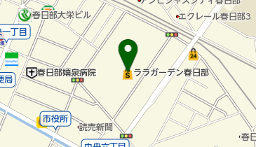 カメラのキタムラ 春日部・ララガーデン春日部店の地図画像