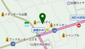 カメラのキタムラ 出雲店の地図画像