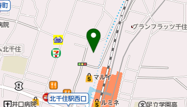 カメラのキタムラ 北千住マルイ中古買取センターの地図画像