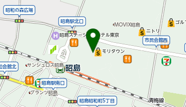 カメラのキタムラ 昭島・モリタウン店の地図画像