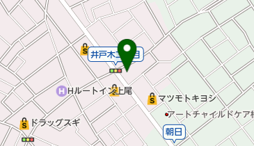 カメラのキタムラ 上尾・井戸木店の地図画像