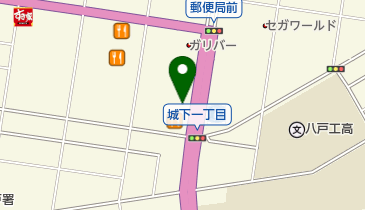 スタジオマリオ 八戸・城下店の地図画像