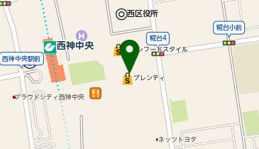 スタジオマリオ 神戸・プレンティ店の地図画像