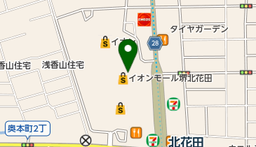 カメラのキタムラ 堺・イオンモール堺北花田店の地図画像