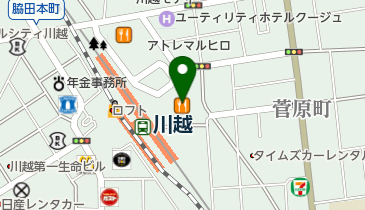 カメラのキタムラ 川越マイン店の地図画像