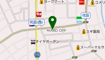 カメラのキタムラ 越谷・越谷花田店の地図画像