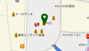 カメラのキタムラ 宇都宮・FKDインターパーク店の地図画像