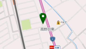 山田うどん 高野台店の地図画像