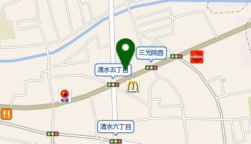 山田うどん 東大和店の地図画像