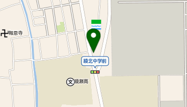 山田うどん 綾瀬店の地図画像