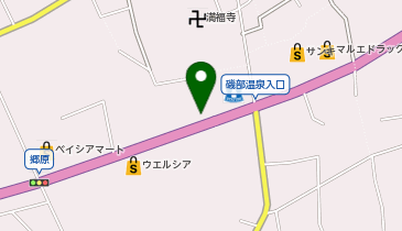 山田うどん 安中店の地図画像