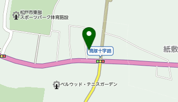 山田うどん 松戸高塚店の地図画像