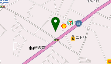 山田うどん 貝塚インター店の地図画像