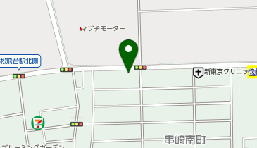 山田うどん 松戸八柱店の地図画像