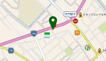 山田うどん 大門店の地図画像