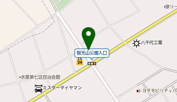 山田うどん 智光山公園店の地図画像