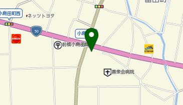 山田うどん 小島田町店の地図画像
