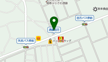山田うどん 藤沢田方町店の地図画像