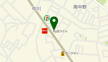 ファミリー食堂山田うどん食堂 大宮中川店の地図画像