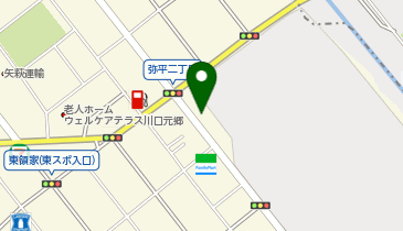 山田うどん 弥平店の地図画像
