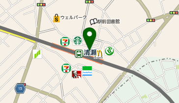 山田太郎 清瀬北口店の地図画像