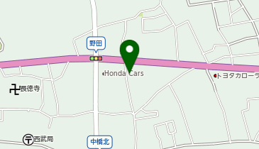 山田うどん 笹井店の地図画像