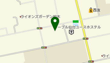 メープル仙台ユースホステルの地図画像