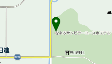 なよろサンピラーユースホステルの地図画像