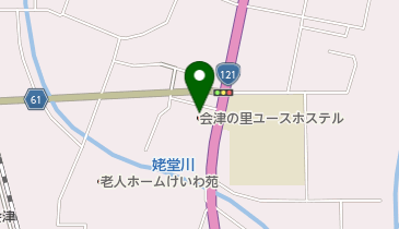 会津の里ユースホステルの地図画像