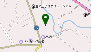 箱根仙石原ユースホステルの地図画像