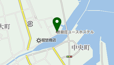 唐島荘ユースホステルの地図画像
