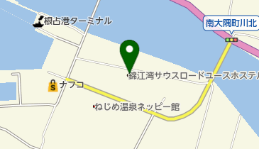 錦江湾サウスロードユースホステルの地図画像