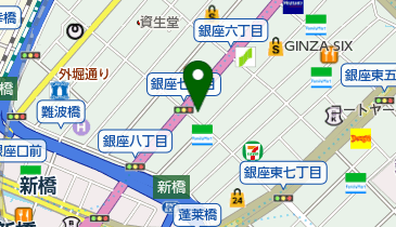 東京美容外科 銀座院の地図画像