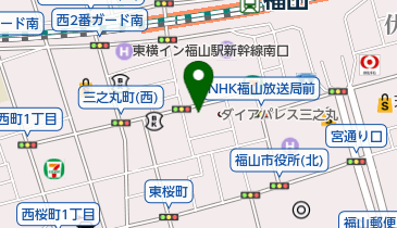 東京美容外科 広島福山院の地図画像