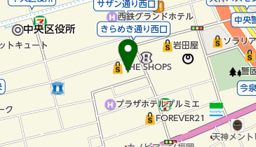 東京ビューティークリニック 福岡院の地図画像