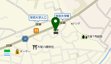 オリックスレンタカー 多摩ニュータウン店の地図画像