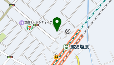 オリックスレンタカー 那須塩原駅前店の地図画像