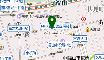 タイムズカーレンタル 福山駅前店 の地図画像